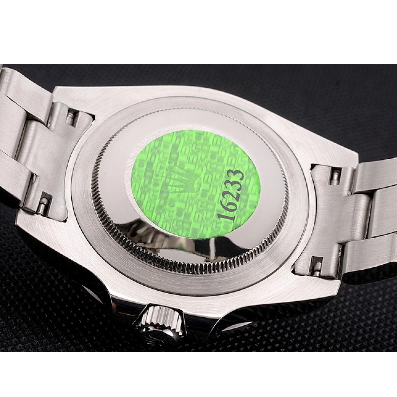 Aaa replica watch And Swiss No Date Dial Bezel Bracelet Rolex And Steel Case Stainless Black Submariner 0518